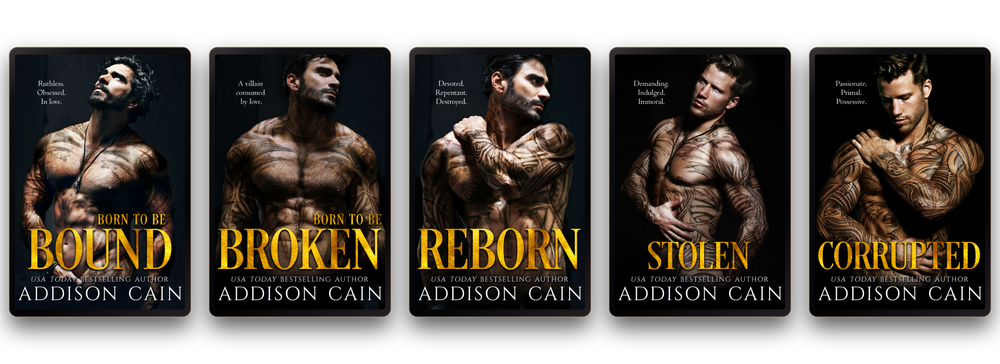 The five Alpha’s Claim book covers